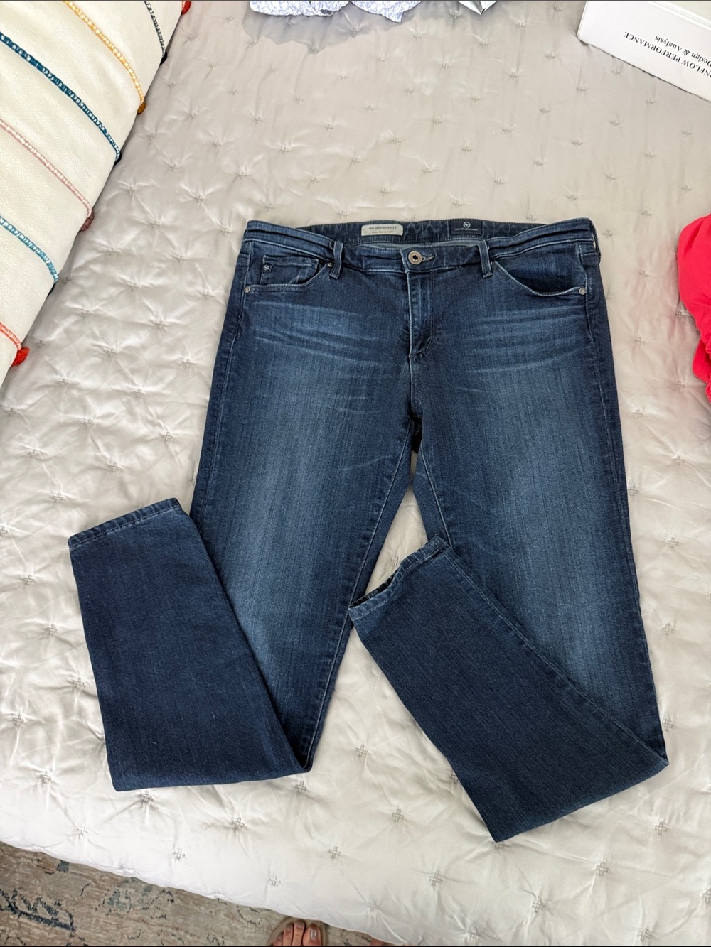 AG Adriano Goldschmied Dark Indigo Skinny Jeans